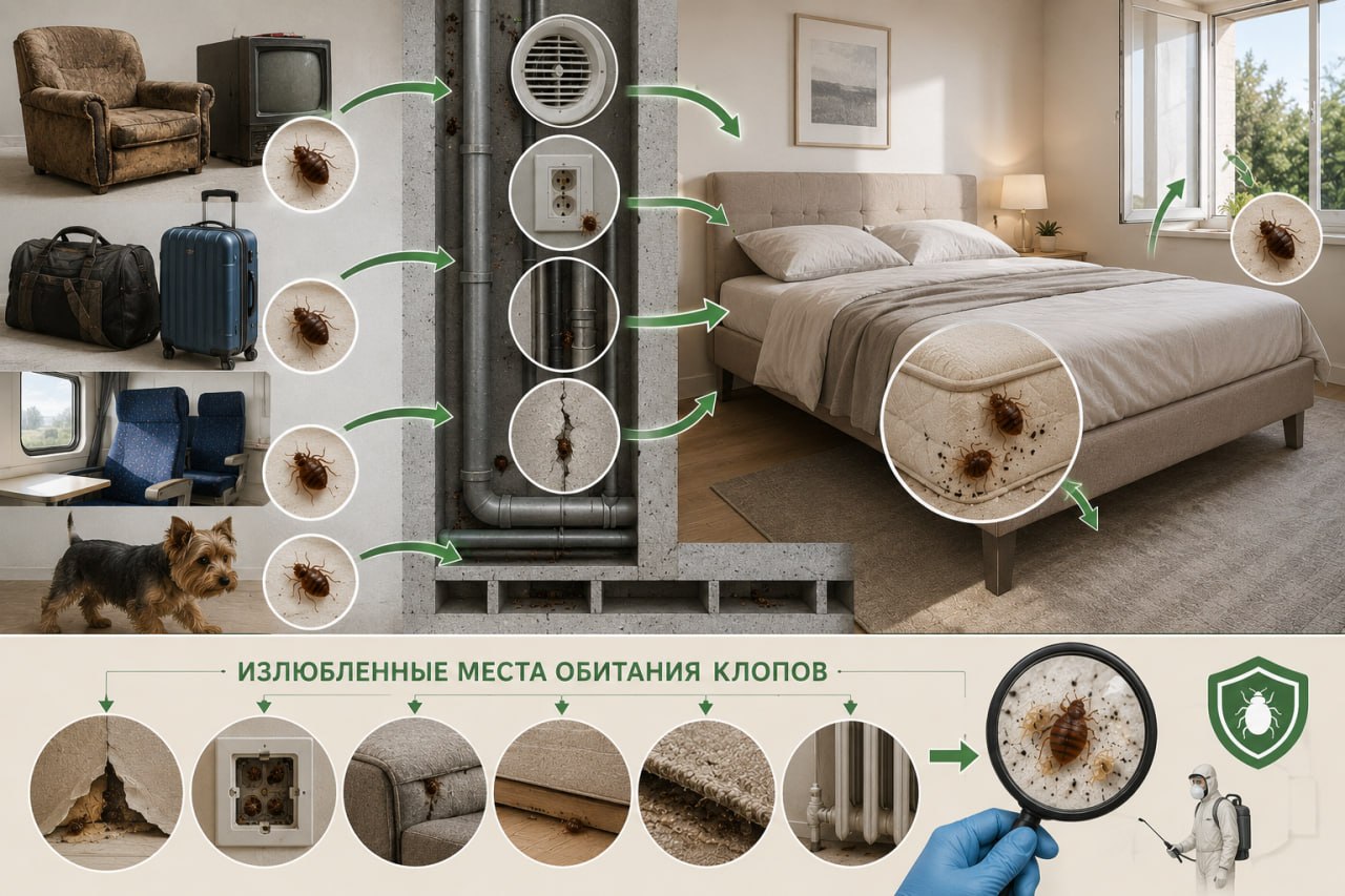 Откуда берутся клопы